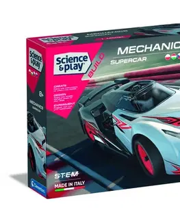 Objavujeme spolu svet Science & Play Závodné auto Supercar Clementoni
