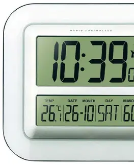 Hodiny Digitálne nástenné DCF hodiny Techno Line WS 8006 28cm