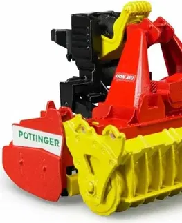 Hračky - dopravné stroje a traktory BRUDER - 02346 Rotačne brány Pöttinger Lion 3002