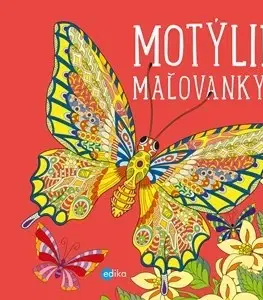 Maľovanky pre dospelých Motýlie maľovanky - Yulia Mamonova
