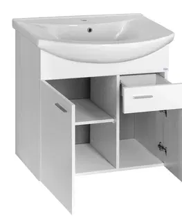 Kúpeľňa AQUALINE - ZOJA umývadlová skrinka 71,5x74x34cm, biela 51075A