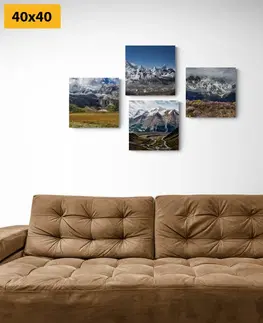 Zostavy obrazov Set obrazov pre milovníkov hôr