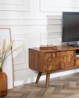 TV stolíky TV stolík KLEOPATRA Dekorhome Sheeshamové drevo