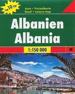 Do auta Albania 1:150 000 - automapa