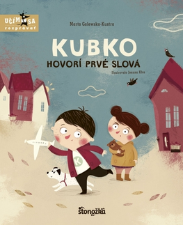 Leporelá, krabičky, puzzle knihy Kubko hovorí prvé slová - Marta Galewska-Kustra,Ladislav Holiš