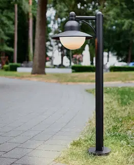 Osvetlenie príjazdovej cesty Albert Leuchten V čiernej – chodníkové svietidlo Yarai