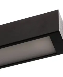 Stropné svietidlá Euluna Stropné svietidlo Straight čierna 62 cm