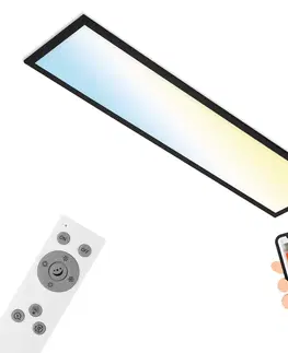 Stropné svietidlá Briloner LED svetlo Piatto S WiFi Bluetooth CCT diaľkové