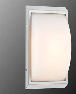 Vonkajšie nástenné svietidlá LCD Vonkajšie nástenné LED svietidlo 052, biele