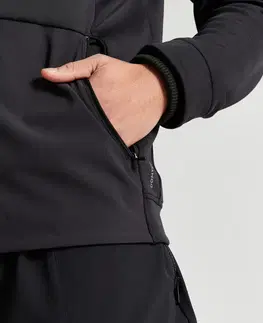 bundy a vesty Pánska bunda 900 na fitness čierna