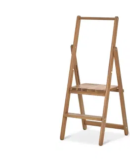 Furniture Malý rebrík z masívneho dreva