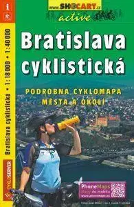 Voda, lyže, cyklo Bratislava cyklistická/cyklomapa 1:18T/1:40T