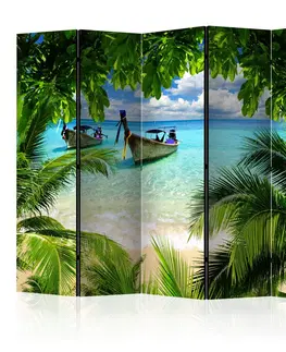 Paravány Paraván Tropical Paradise Dekorhome 135x172 cm (3-dielny)