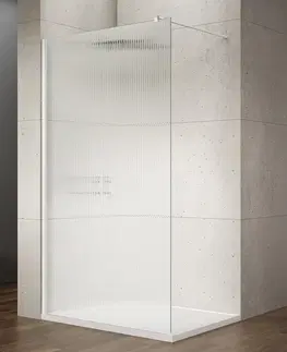 Sprchové dvere GELCO - VARIO WHITE jednodielna sprchová zástena na inštaláciu k stene, sklo nordic, 1200  GX1512-07