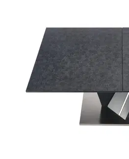 Jedálenské stoly HALMAR Salvador rozkladací jedálenský stôl tmavosivá