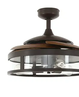 Stropné ventilátory so svetlom Beacon Lighting Stropný ventilátor Fanaway Classic svetlo, bronz