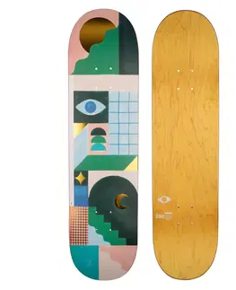 skateboardy Skateboardová doska z javora DK500 POPSICLE veľkosť 8" - dizajn od @TOMALATER