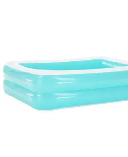 Detské bazéniky Nafukovací bazén, obdĺžnik, modrá/biela, POLON TYP 1
