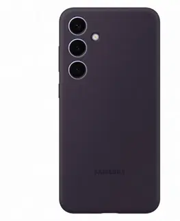 Puzdrá na mobilné telefóny Puzdro Silicone Cover pre Samsung Galaxy S24 Plus, dark violet EF-PS926TEEGWW