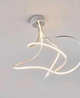 Stropné svietidlá Domiluce Stropné LED svietidlo Lungo, hliníkové výška 42 cm