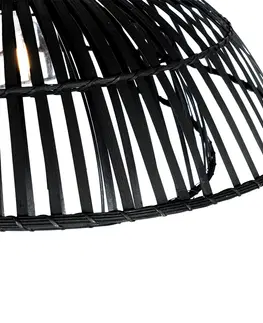 Oblúkové lampy Orientálna oblúková lampa čierny bambus - Pua