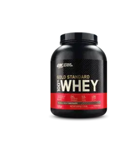 Viaczložkové srvátkové proteíny Optimum Nutrition 100 Whey Gold Standard 896 g biela čokoláda malina