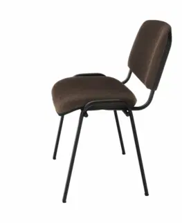Konferenčné stoličky Kancelárska stolička, hnedá, ISO NEW