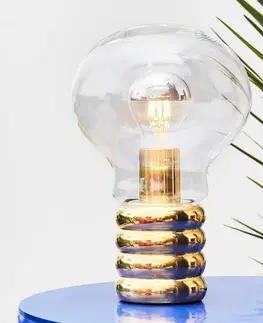 Stolové lampy Ingo Maurer Ingo Maurer Bulb Brass stolná LED lampa, mosadz