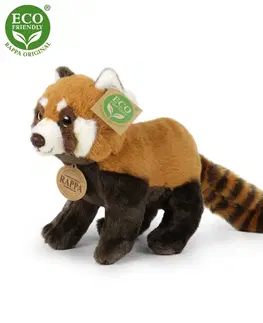 Plyšové hračky RAPPA - Plyšová panda červená 20 cm ECO-FRIENDLY