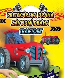 Nalepovačky, vystrihovačky, skladačky Pretekárska dráha Traktory / Závodní dráha Traktory