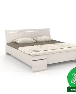 Drevené postele Posteľ buková Skandica Sparta maxi 180X200 cm biela