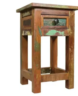 Odkladacie stolíky Príručný stolík Kalkutta Z Masívneho Dreva