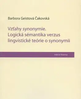 Eseje, úvahy, štúdie Vzťahy synonymie - Barbora Čakovská Geistová