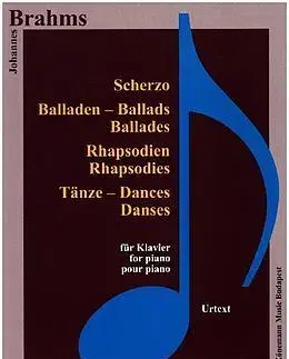 Hudba - noty, spevníky, príručky Brahms Scherzo, Balladen, Rhapsodien und Tanze - Brahms