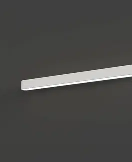 Nástenné svietidlá Euluna Mäkké nástenné svietidlo, šírka 90 cm, biele, hliník, G13