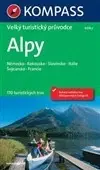 Sprievodcovia, mapy - ostatné Alpy - velký turistický průvodce kompass