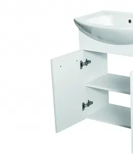 Kúpeľňový nábytok HOPA - Skrinka s umývadlom RINO 45/55/65 - Šírka skriniek - preč - 45 cm OLNRINO245 + OLKE6045
