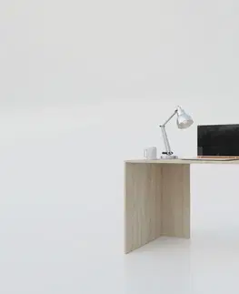 Písacie stoly ORIGINAL písací stôl pravý, dub sonoma/biely