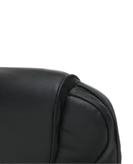 Kancelárske kreslá Kancelárske kreslo s funkciou masáže, čierna, TYLER UT-C2652M
