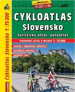 Voda, lyže, cyklo Cykloatlas Slovensko 1:75 000