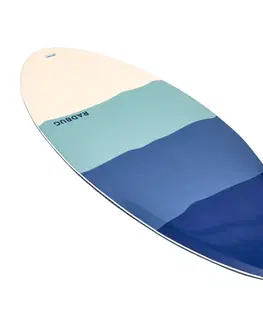 vodné športy Penový skimboard 500 modro-sivý