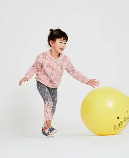 fitnes Skákacia lopta pre deti 45 cm žltá