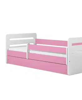 Jednolôžkové postele Detská posteľ Tomi+Sz+M Ružová 80x180