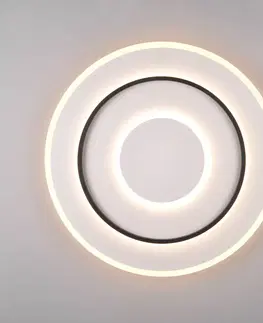 Stropné svietidlá Reality Leuchten LED svetlo Jora okrúhle diaľkové ovládanie Ø 60 cm