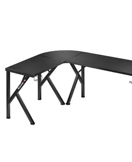 Moderné kancelárske stoly Písací stôl pre hráča HZ-Hero 6.3 black