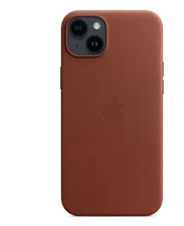 Puzdrá na mobilné telefóny Apple iPhone 14 Plus Leather Case with MagSafe, umber MPPD3ZM/A