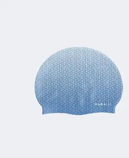 čiapky Plavecká čiapka zo silikónu Geo jednotná veľkosť bielo-modrá