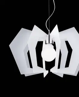 Závesné svietidlá Artempo Italia Inovačná dizajnová závesná lampa Spider biela