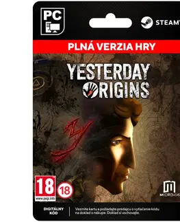 Hry na PC Yesterday Origins [Steam]
