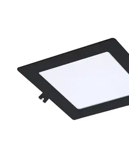 Svietidlá Rabalux Rabalux 71264 - LED Podhľadové svietidlo SHAUN LED/12W/230V 17x17 cm čierna 